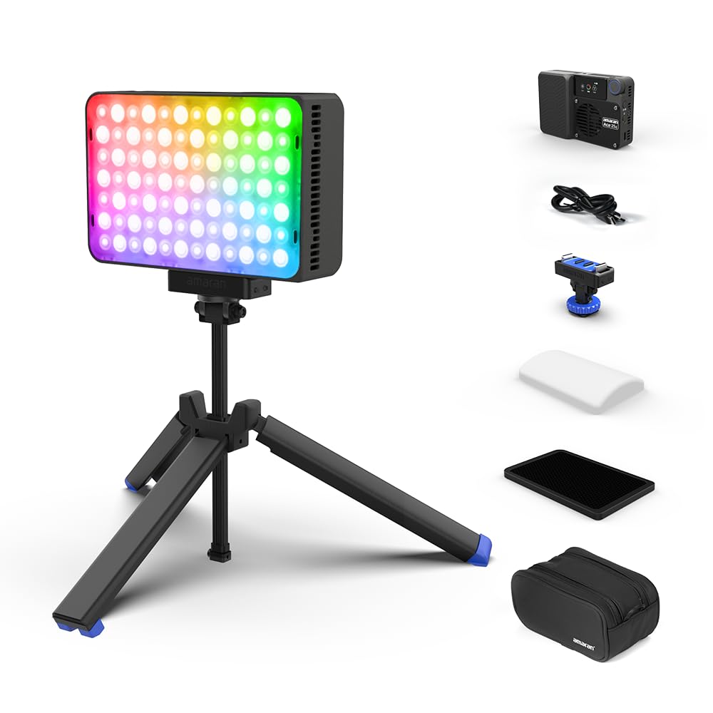 1 MJ-35 RGB Fill Light Light Up Your Creativity RGB Multi-Color Lighting Wide Range Of Colors for Any Mood Or Scene Adjustable Brightness Easily Adjust Brightness to suit Your Needs Perfect For Photography Ideal For Photos Videos Livestreams and more USB Powered Convenient USB Power For Anywhere Use - Image 1
