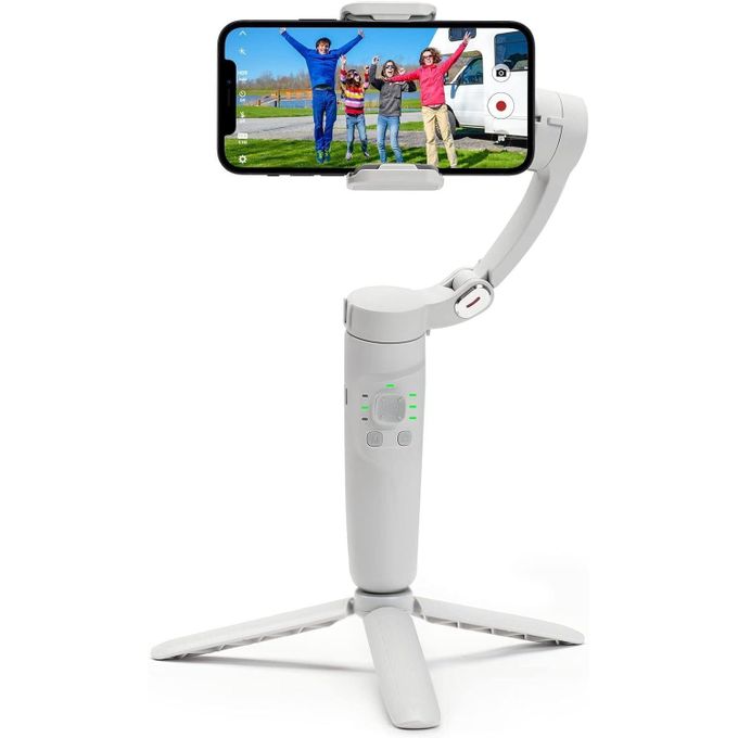 1 Gimbal Stabilizer For Smartphone M1 Handheld Foldable 3-Axis Gimbal With Tripod Face Tracking Anti Shake Phone Stabilizer Advanced Gyroscope Shake-Free Footage Object Tracking Panoramic Time-Lapse & Slow-Motion For Video Recording Vlogging & Travel - Image 1