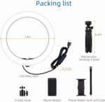 22 Inch LED RingLight Light Up Your Creativity Perfect Lighting For Every Setup Ideal For Content Creators Adjustable Brightness And  Color Temperature Durable Portable Stand Included  Perfect For Youtube, Tiktok - Image 3