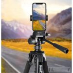 Nepho NO-8820 Tripod Steady Shots Every Time Perfect For Cameras And Smartphones  Universal Camera And Phone Mount  Sturdy And Extendable 360 Rotation Light Weight And Portable - Image 4